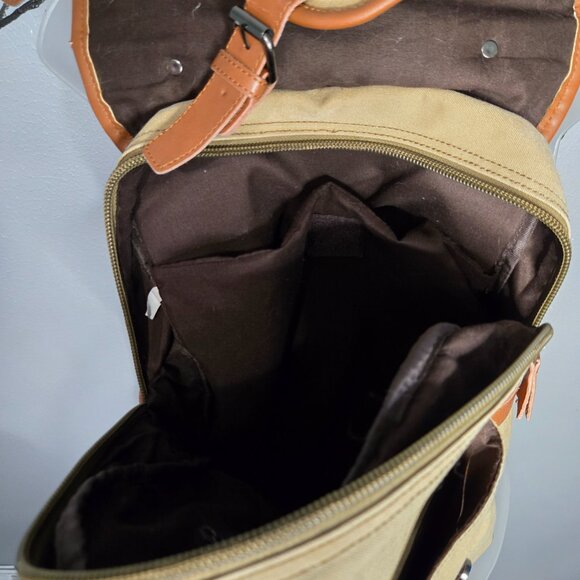 Canvas Backpack, Large Capacity, Multi-Functional Durable Outdoor Rucksack - Picture 4 of 6